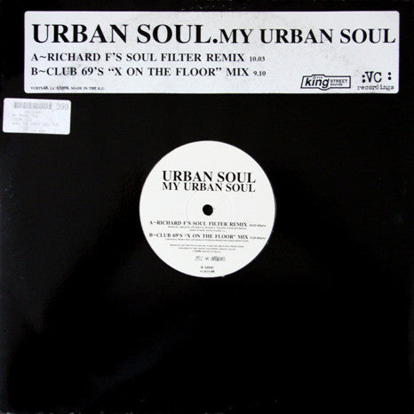 Urban Soul - My - Used Vinyl Record 12"