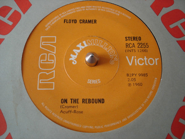Floyd Cramer - On The Rebound - Used Vinyl Record 7"
