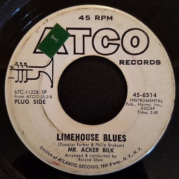 Acker Bilk - Limehouse Blues - Used Vinyl Record 7"