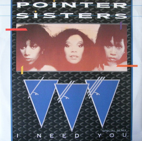 Pointer Sisters - I Need You - Used Vinyl Record 12"