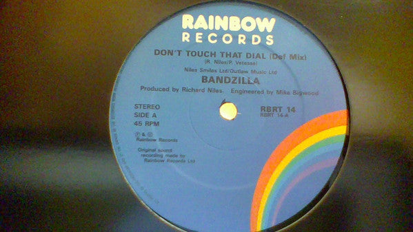 Bandzilla - Don't Touch That Dial - Used Vinyl Record 12"