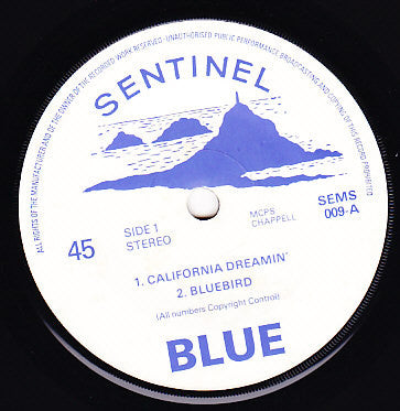 Blue - Used Vinyl Record 7"