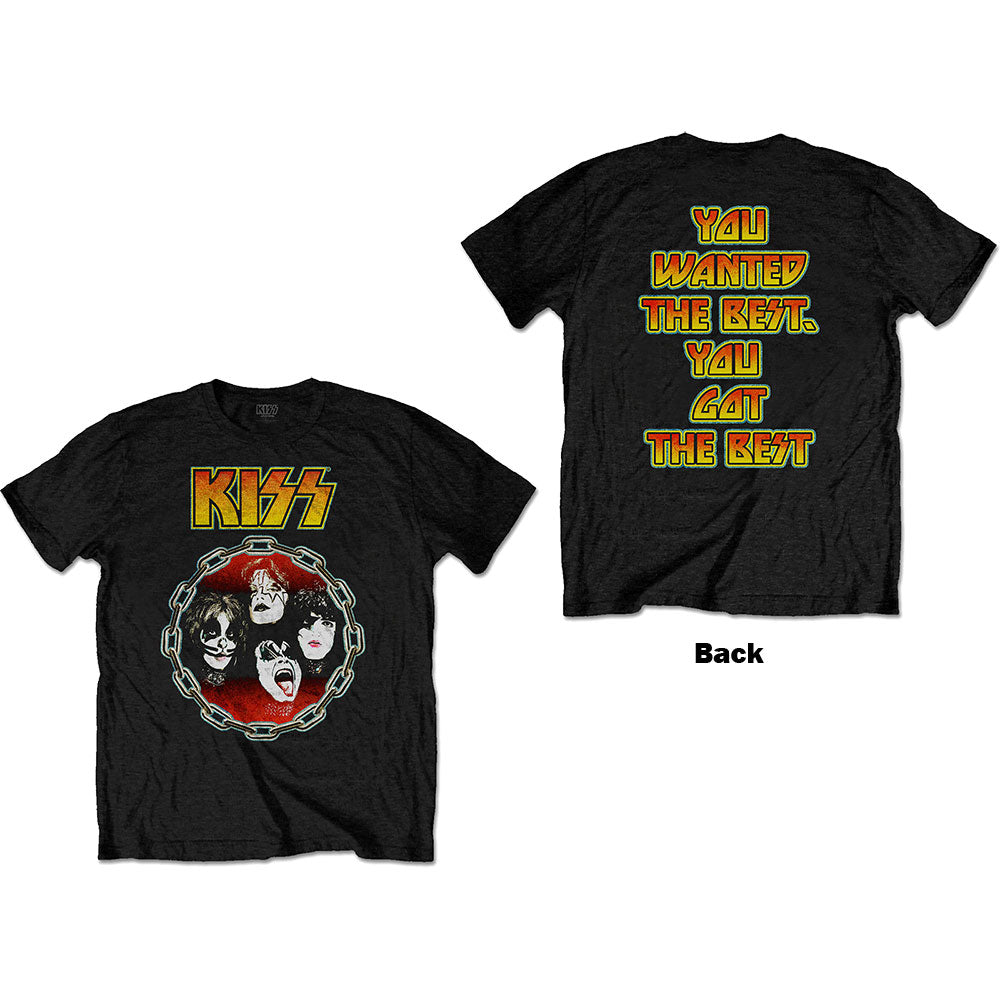 KISS - tshirt - Unisex - Short Sleeves - You Wanted The Bes - XX-Large