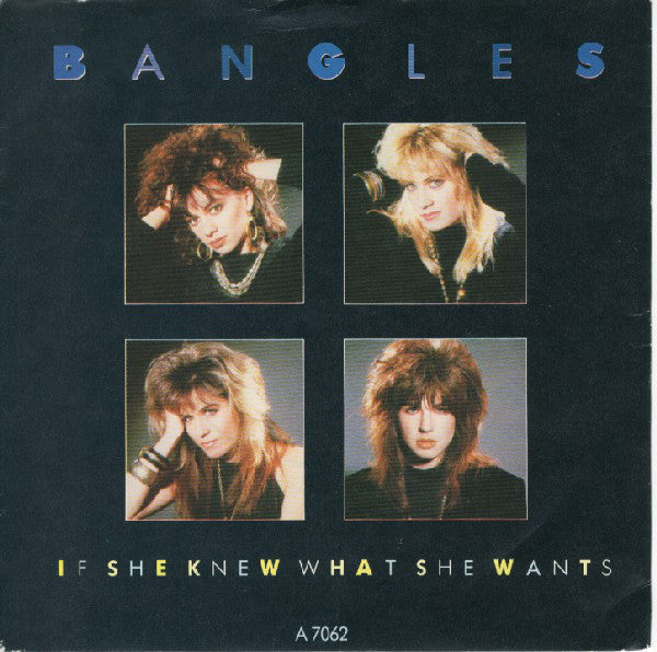 Bangles - If She Knew What She Wants - Used Vinyl Record 7"