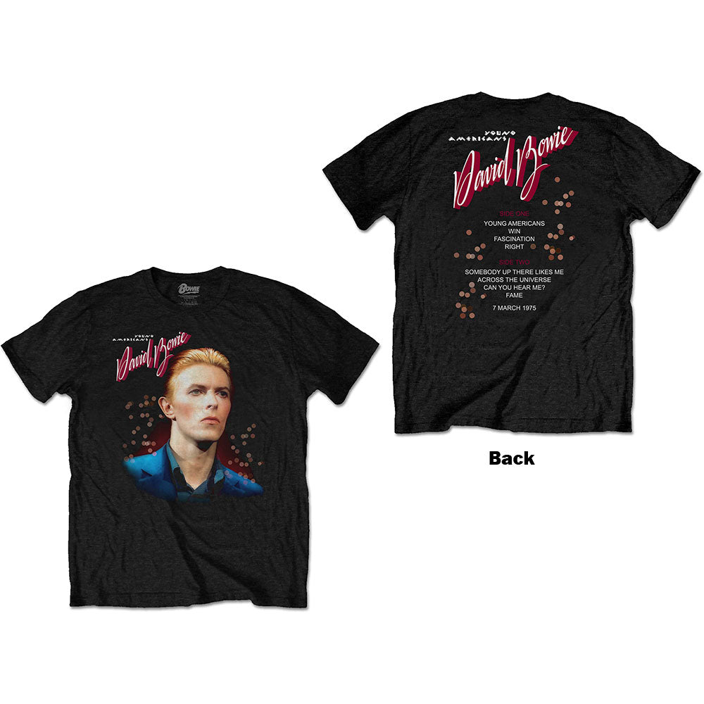 David Bowie - tshirt - Unisex - Short Sleeves - Large
