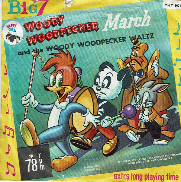 Bobby Colt - Woody Woodpecker March - Used Vinyl Record 7"