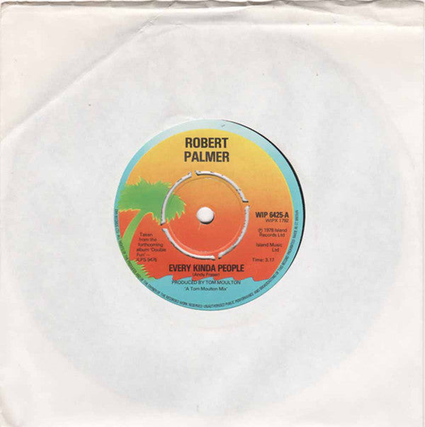 Robert Palmer - Every Kinda People - Used Vinyl Record 7"