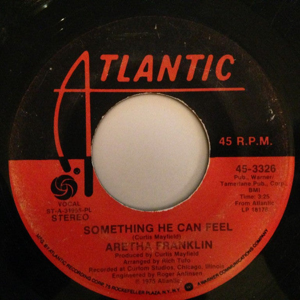 Aretha Franklin - Something He Can Feel / Loving You Baby - Used Viny