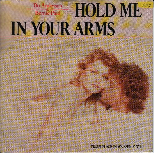 Bo Andersen - Hold Me In Your Arms - Used Vinyl Record 7"