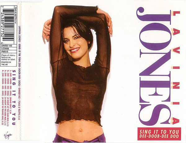 Lavinia Jones - Sing It To You (Dee-Doob-Dee-Doo) - Used CD