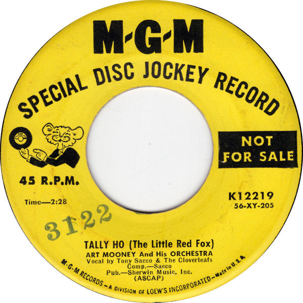 Art Mooney & His Orc - Tally Ho (The Little Red Fox) - Used V