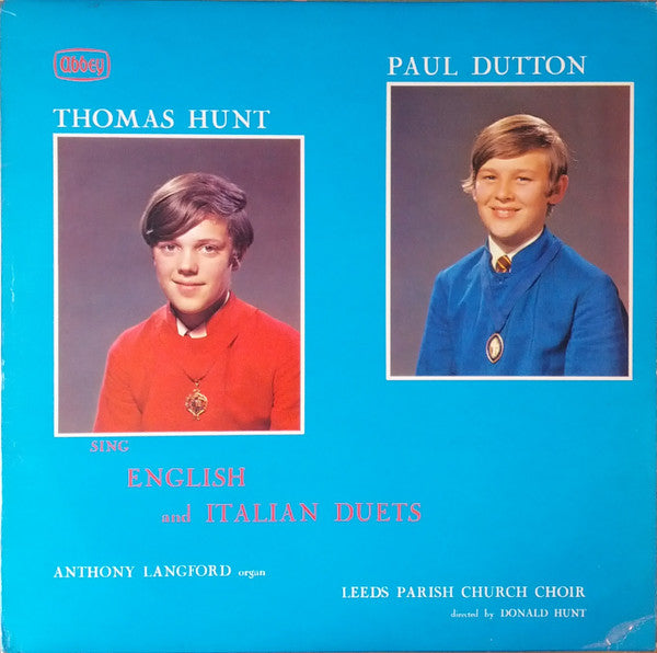 Thomas Hunt - Sing English And Italian Duets - Used Vinyl Record