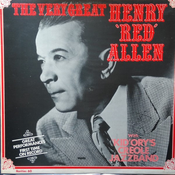 Henry "Red" Allen - Very Great - Used Vinyl Record
