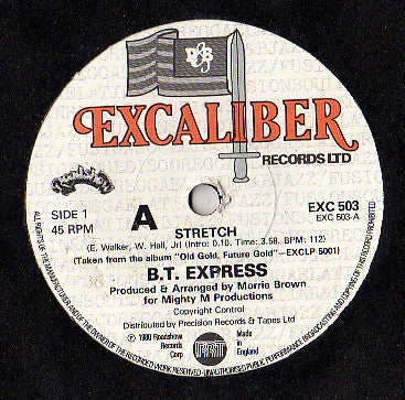 B.T. Express - Stretch - Used Vinyl Record 7"