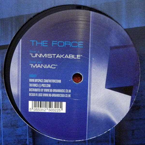 Force - Unmistakable / Maniac - Used Vinyl Record 12"