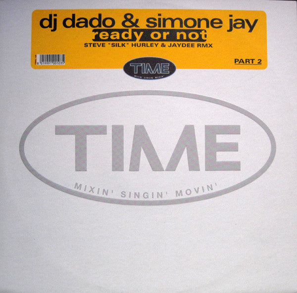 DJ Dado - Ready Or Not (Part 2) - Used Vinyl Record 12"