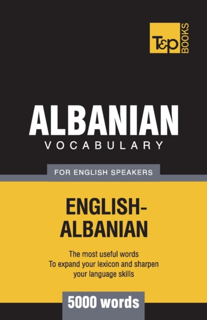 aranov - Albanian vocabulary for English speakers - 5000 words - New p