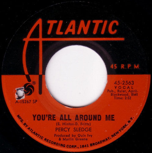 Percy Sledge - You're All Around Me / Self Preservation - Used Vinyl