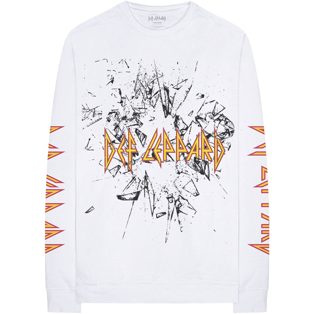 Def Leppard - tshirt - Unisex - Long Sleeves - Shatter - Large