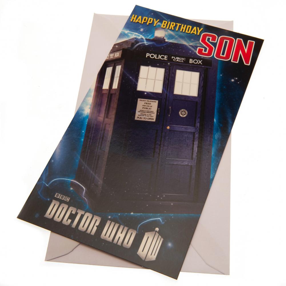 Doctor Who - Birthday Card Son - New Cards & Gift Wrap