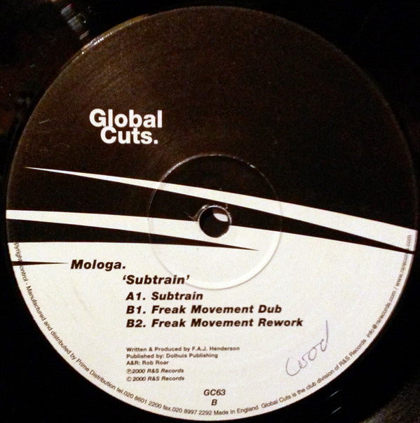 Mologa - Subtrain - Used Vinyl Record 12"