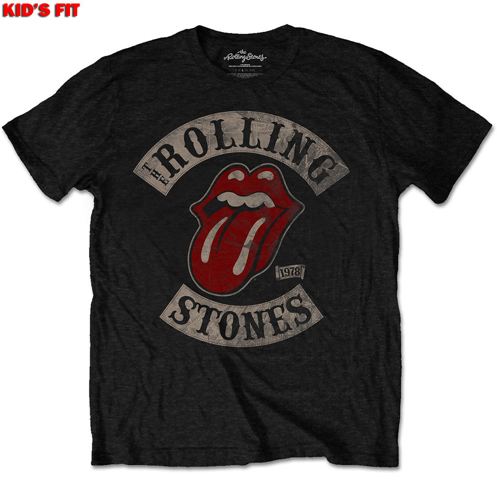 Rolling Stones - tshirt - Kids - Short Sleeves - Tour 78 - 7-8 Years