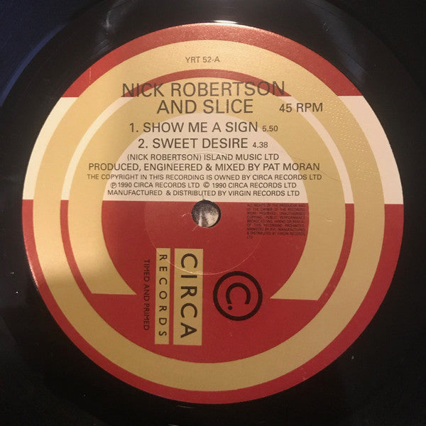 Nick Robertson - Show Me A Sign - Used Vinyl Record 12"