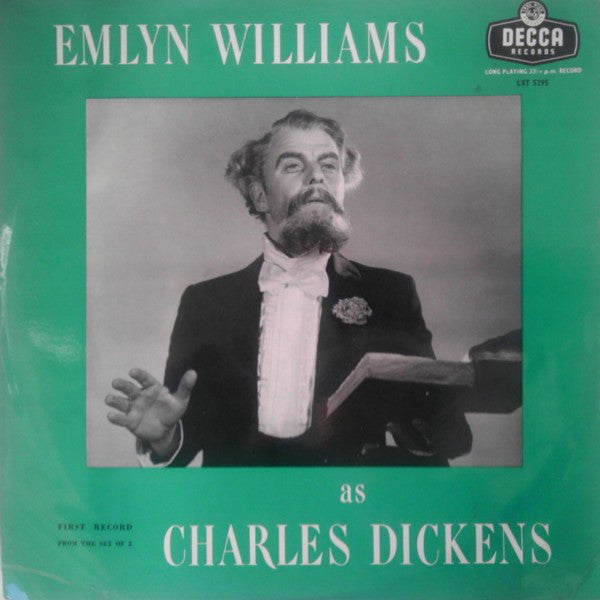 Emlyn Williams - As Charles Dickens - Used Vinyl Record