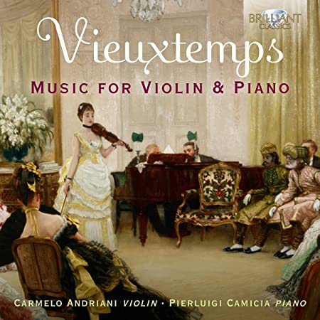 CARMELO ANDRIANI PI - VIEUXTEMPS MUSIC FOR VIOLIN A - cd
