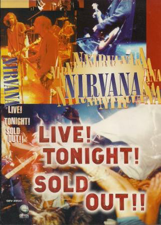 Nirvana - Live! Tonight! Sold Out!! - Used VHS