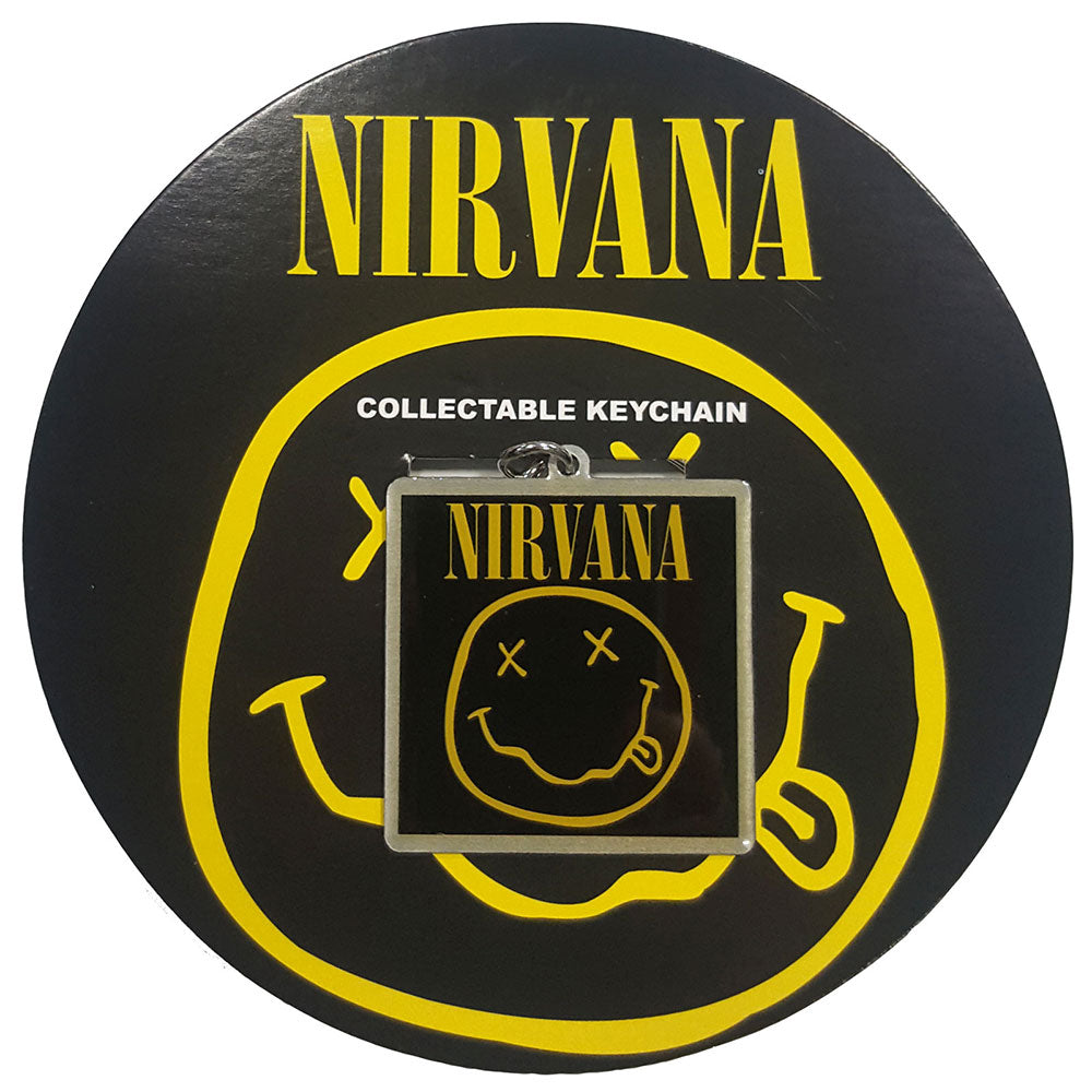 Nirvana - Keychain: Smiley (Photo Print) - keyrings