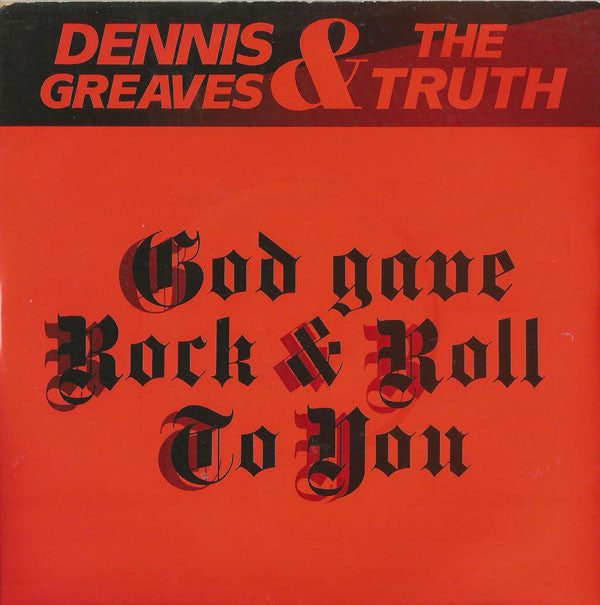 Truth - God Gave Rock & Roll To You - Used Vinyl Record 7"