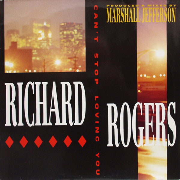 Richard Rogers - Can't Stop Loving You - Used Vinyl Record 12"