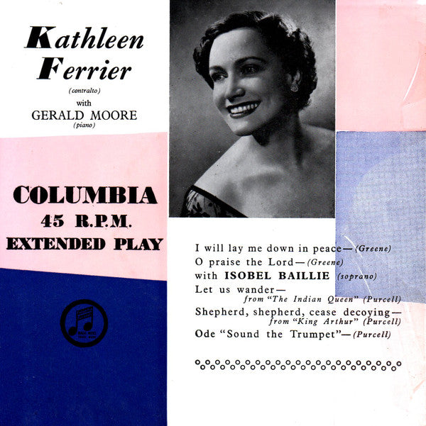 Kathleen Ferrier - I Will Lay Me Down In Peace - Used Vinyl Record 7