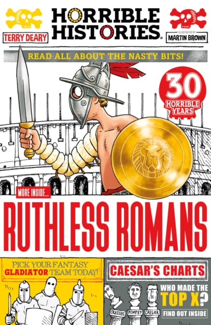 Terry Deary - Ruthless Romans (newspaper edition) - Paperback