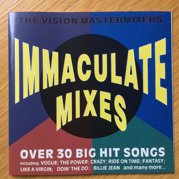 Vision Mastermixers - Immaculate Mixes - Used CD