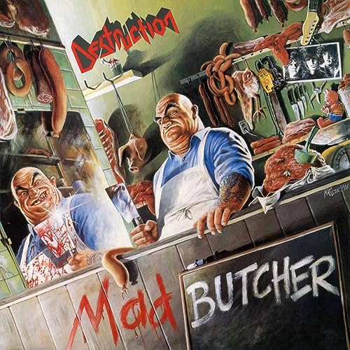 DESTRUCTION - MAD BUTCHER (MIXED SPLATTER VINYL) - Vinyl Record