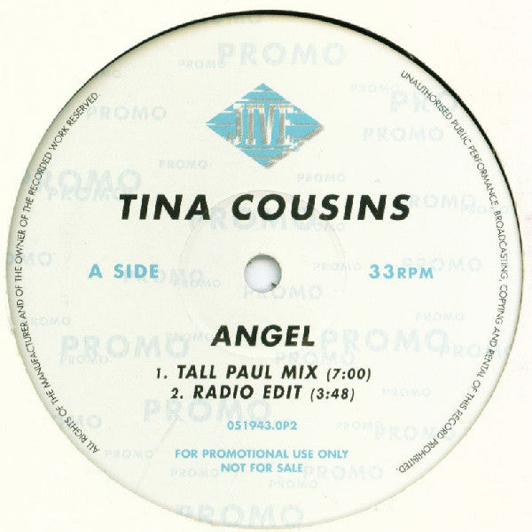 Tina Cousins - Angel - Used Vinyl Record 12"