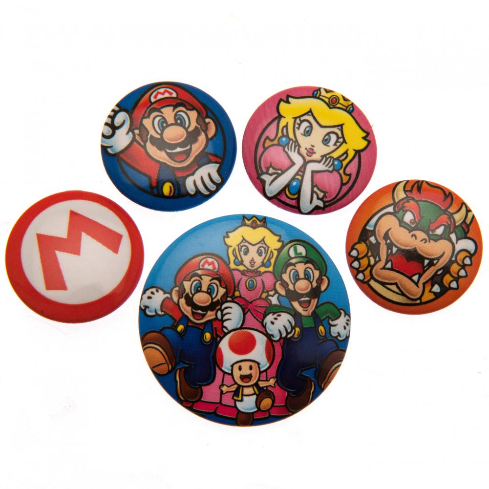 Super Mario - (MARIO) BADGEPACK /Merchandise - New Merch