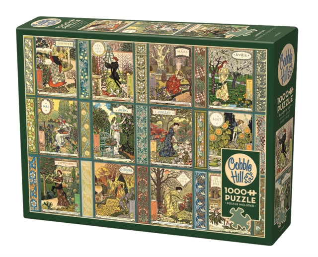 Jardiniere : A Gardener's Calendar 1000 Piece Puzzle - Non-book it