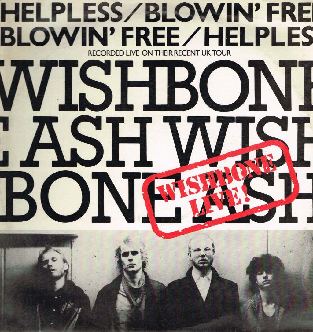 Wishbone Ash - Helpless / Blowin' Free - Used Vinyl Record 12"