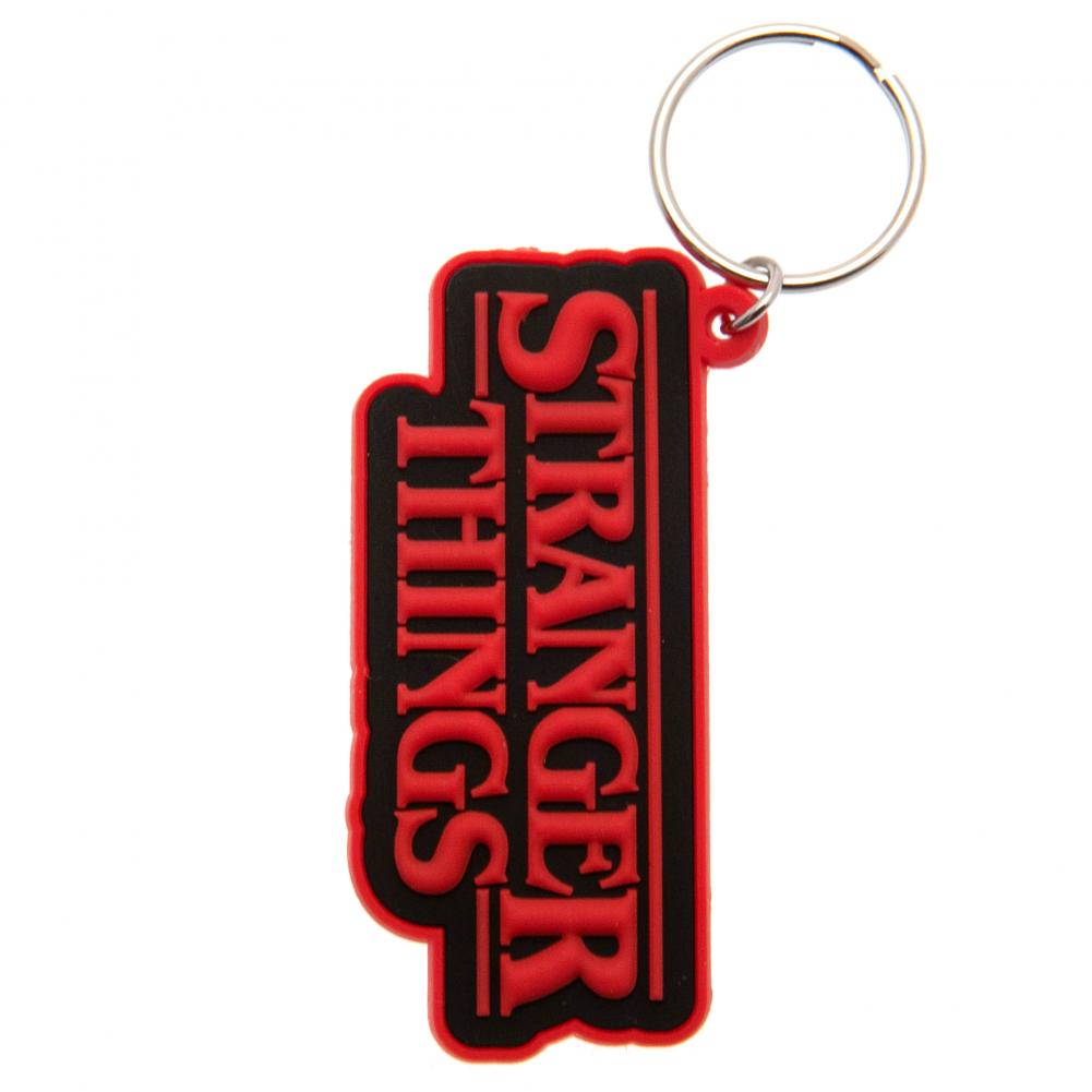 Stranger Things - PVC Keyring Lo - keyrings - Key - Approx 70mm x 30mm