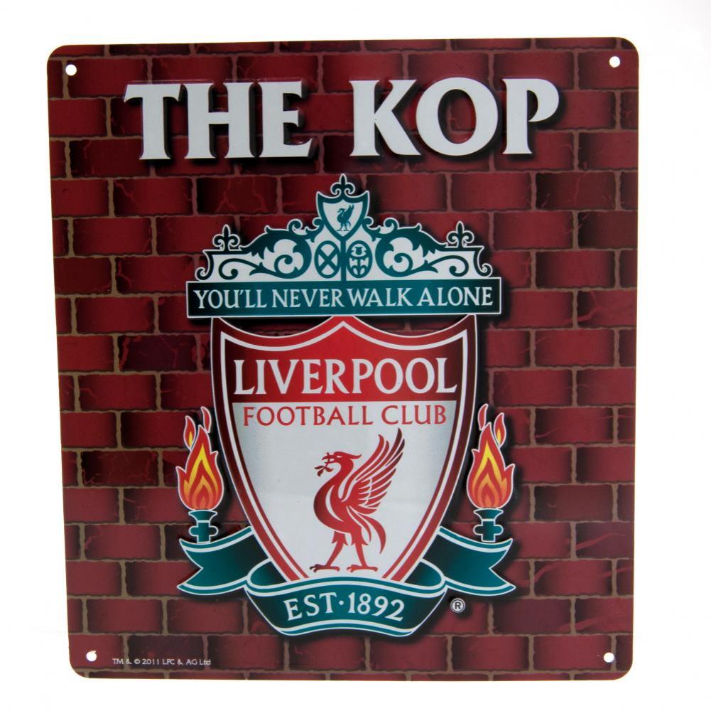 Liverpool FC - The Kop Sign - New Metal Signs