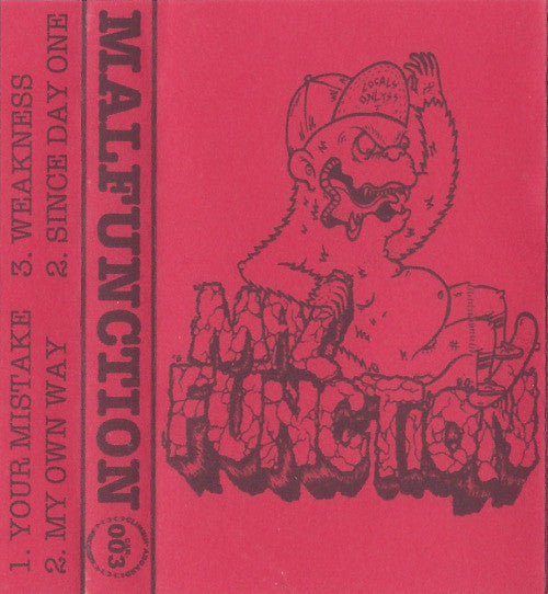 Malfunction - Locals Only Demo - Used Cassette