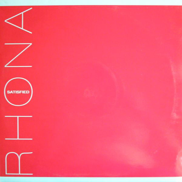 Rhona - Satisfied - Used Vinyl Record 12"