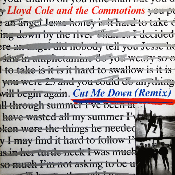 Lloyd Cole & The Com - Cut Me Down (Remix) - Used Vinyl Record 12"