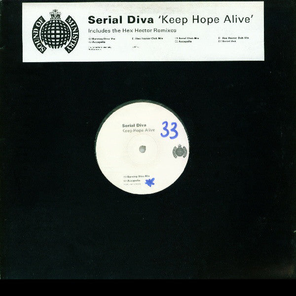 Serial Diva - Keep Hope Alive - Used Vinyl Record 12"