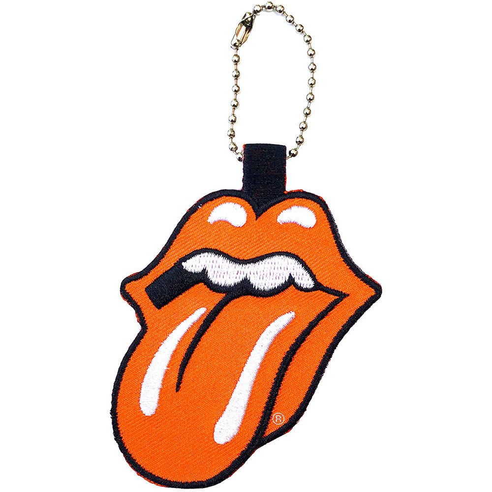 Rolling Stones - Keychain: Classic Tongue (Patch) - keyrings
