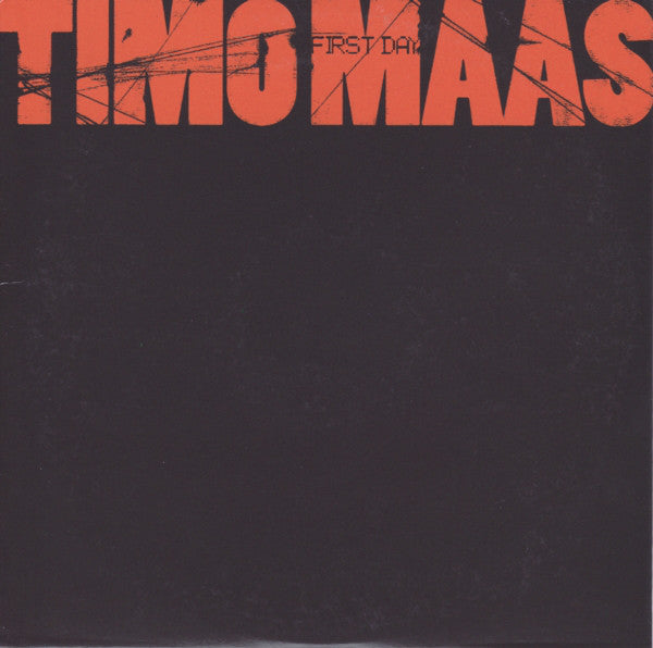 Timo Maas - First Day - Used CD