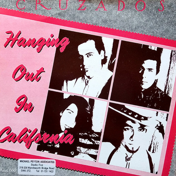 Cruzados - Hanging Out In California - Used Vinyl Record 7"
